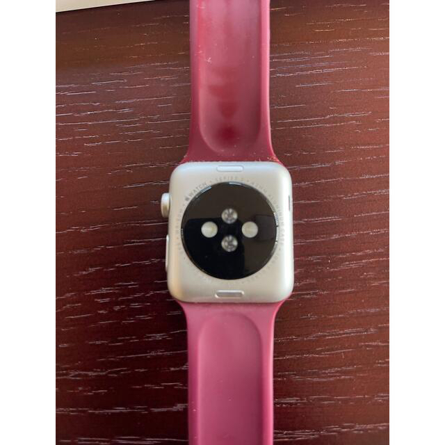 Apple Watch(アップルウォッチ)のアップルウォッチ３　４２ミリ良品 スマホ/家電/カメラのスマホ/家電/カメラ その他(その他)の商品写真