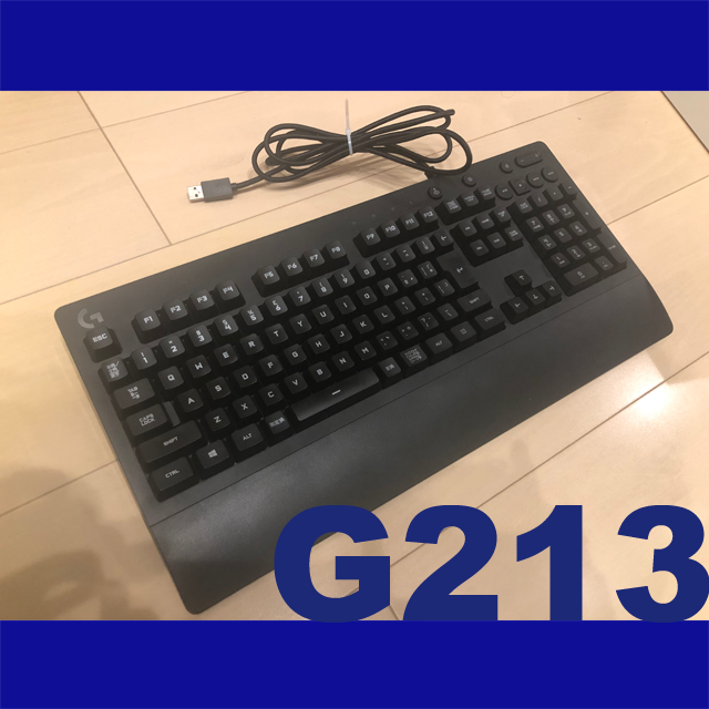 バッグと財布 Logicool G ゲーミングキーボード G213 ブラック メンブレンキーボード 静音 日本語配列 RGB パームレスト  Prodigy 国内正規品 パソコン・周辺機器