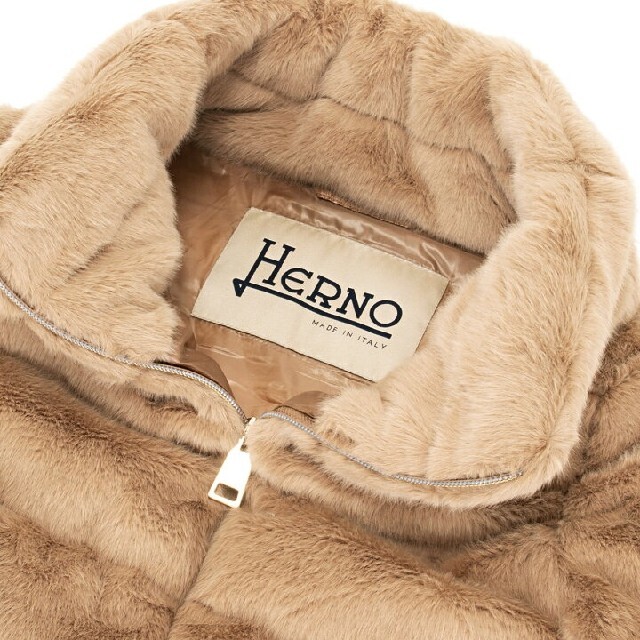 HERNO(ヘルノ)のヘルノ エコファーコート レディースのジャケット/アウター(ダウンコート)の商品写真