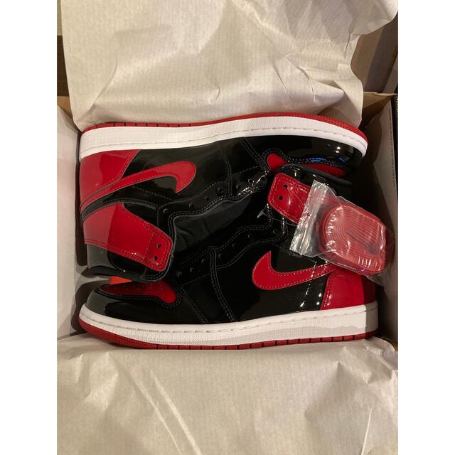 Nike Air Jordan1 OG Patent Bred 27.5㎝ - スニーカー