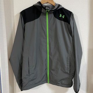 アンダーアーマー(UNDER ARMOUR)の【美品】アンダーアーマー ナイロンジャケット(トレーニング用品)