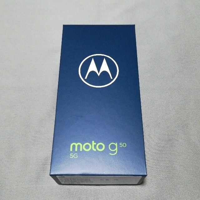 Motorola(モトローラ)の【新品未開封】モトローラ moto g50 5G メテオグレイ  スマホ/家電/カメラのスマートフォン/携帯電話(スマートフォン本体)の商品写真