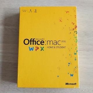 マイクロソフト(Microsoft)のMicrosoft Office for Mac 2011(PC周辺機器)