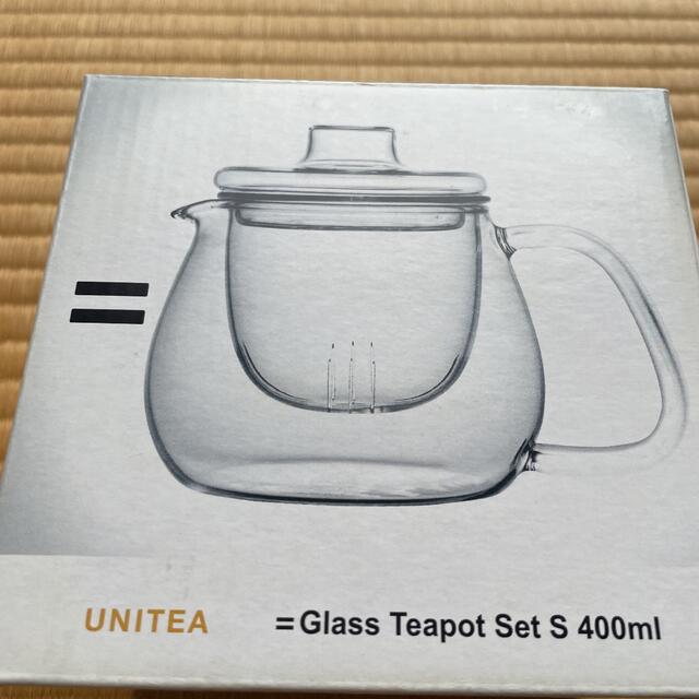 【専用】■私の部屋  UNITEA  耐熱ガラス ティーポット インテリア/住まい/日用品のキッチン/食器(食器)の商品写真