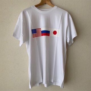 激レア！【GOSHA Rubchinskiy】ロゴTシャツ 白 M(Tシャツ/カットソー(半袖/袖なし))