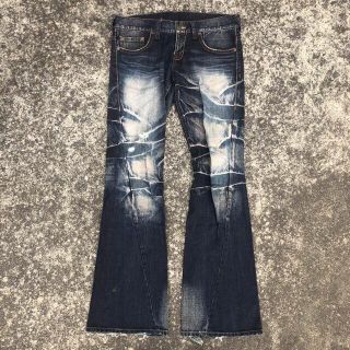 Vintage フレアパンツ ベルボトム トルネードマート ダメージ加工 90s Vintage フレアパンツ ベルボトム トルネードマート ダメージ加工 90s