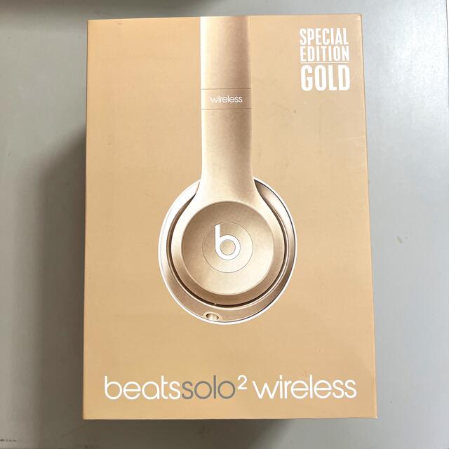 Beats by Dr Dre(ビーツバイドクタードレ)のBeats by Dr Dre SOLO2 WIRELESS GOLD スマホ/家電/カメラのオーディオ機器(ヘッドフォン/イヤフォン)の商品写真