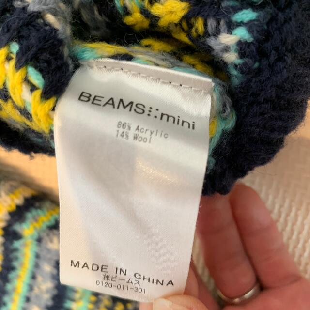 BEAMS(ビームス)のbeams mini セーター　110センチ キッズ/ベビー/マタニティのキッズ服男の子用(90cm~)(Tシャツ/カットソー)の商品写真