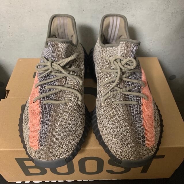 29.5 美品adidas YEEZY BOOST 350 V2 ASHSTO メンズの靴/シューズ(スニーカー)の商品写真