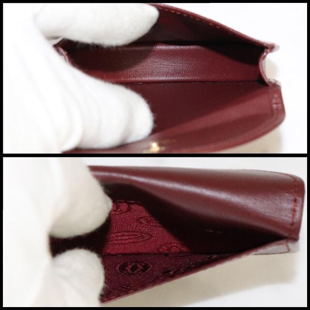 Cartier カルティエ マストライン コインケース ボルドー