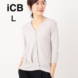 アイシービー(ICB)のiCB【定番人気】Triacetate Ponte カットソー　15,400円(カットソー(長袖/七分))