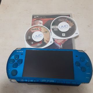 プレイステーションポータブル(PlayStation Portable)のPSP本体　喧嘩番長ポータブル&3つき(携帯用ゲーム機本体)