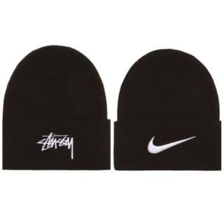 ステューシー(STUSSY)のStussy × NIKE ビーニー ニット帽 ニットキャップ(ニット帽/ビーニー)