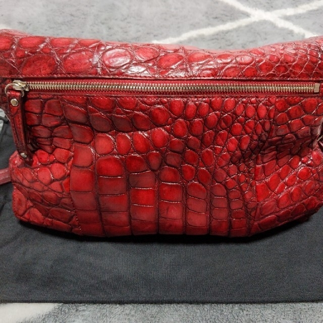 Crocodile(クロコダイル)のロンエキャレ RONDet CARRE クロコダイル ショルダーバッグ レディースのバッグ(ショルダーバッグ)の商品写真