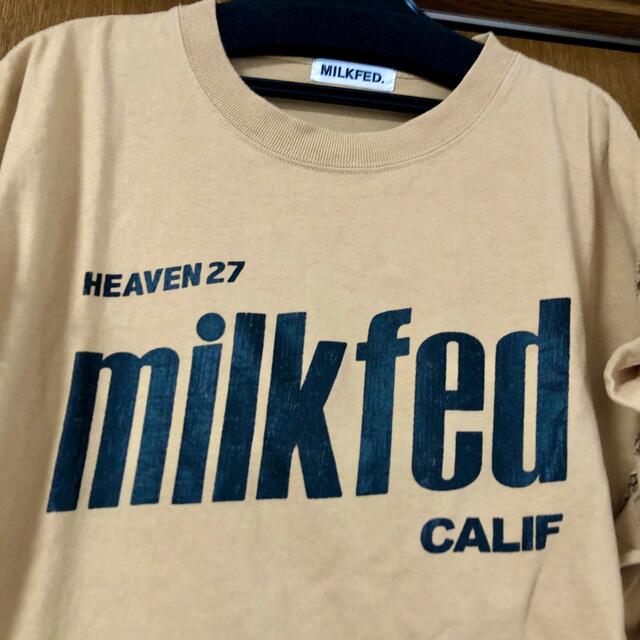 MILKFED.(ミルクフェド)のMILKFED. フレアスリーブ フリル ロングTシャツ 長袖 レディースのトップス(Tシャツ(長袖/七分))の商品写真