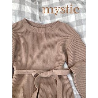 ミスティック(mystic)のmystic リブニット(ニット/セーター)