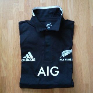 アディダス(adidas)のadidas ALLBLACKS ポロシャツ　サイズM　新品未使用(ポロシャツ)