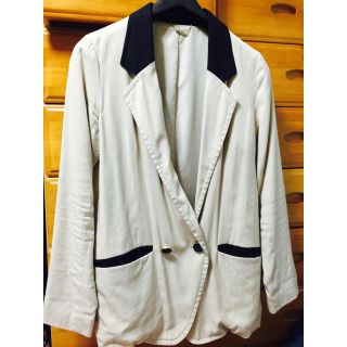 ヘザー(heather)の【SALE】バイカラージャケット(テーラードジャケット)