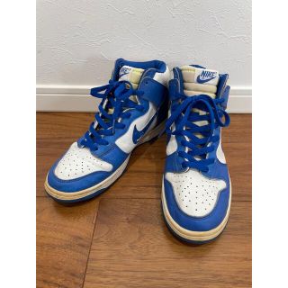 ナイキ(NIKE)の【930san様専用】NIKEダンク ホワイト/ブルー 中古品(スニーカー)