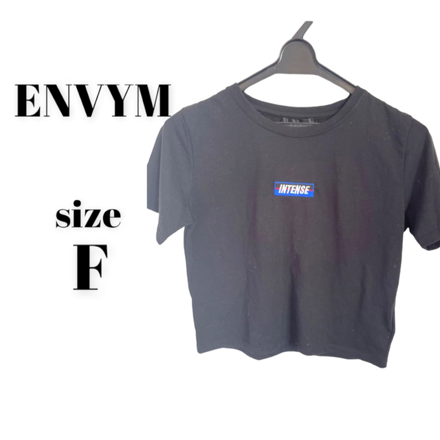 ENVYM(アンビー)のENVYM アンビー　Tシャツ　半袖　レディース　トップス　ミニ丈 レディースのトップス(Tシャツ(半袖/袖なし))の商品写真