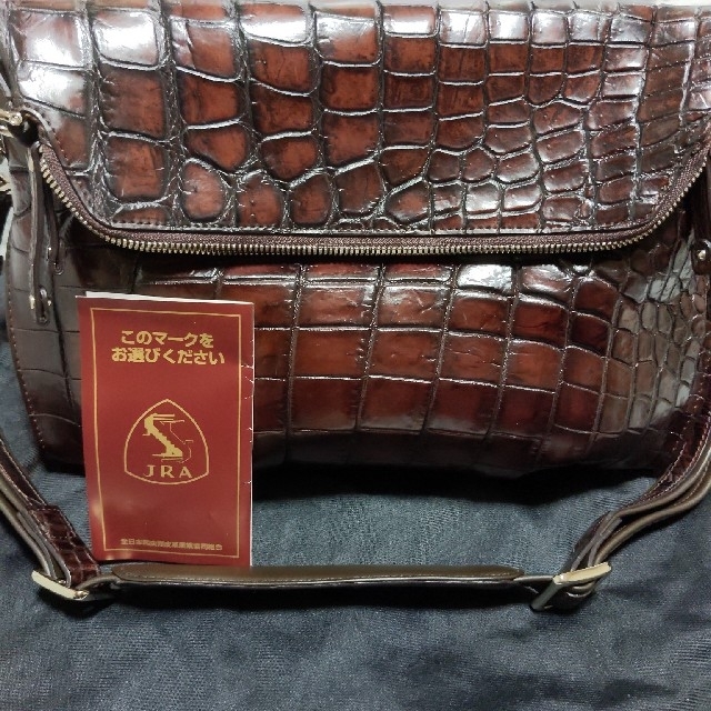 ロンエキャレ RONDet CARRE クロコダイル ショルダーバッグ | www