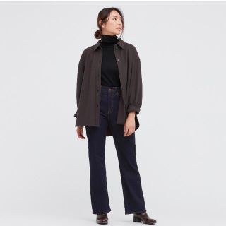 ユニクロ(UNIQLO)のuniqlo フレアハイライズジーンズ(デニム/ジーンズ)