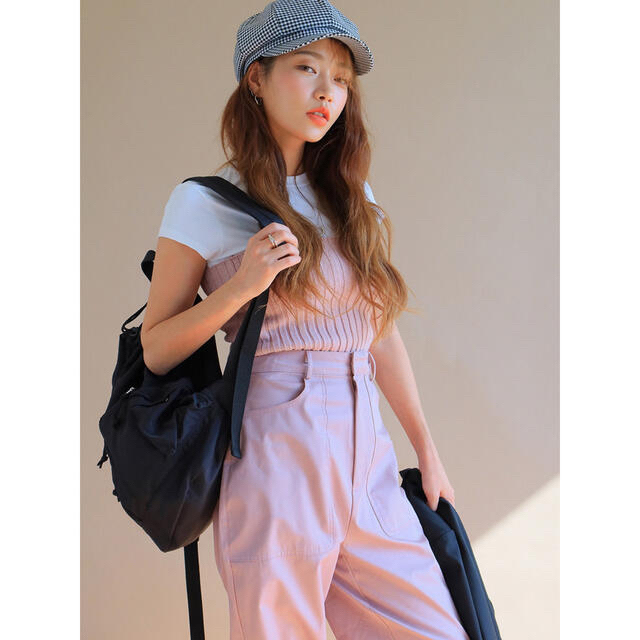 STYLENANDA(スタイルナンダ)のstylenanda スタイルナンダ ビッグポケット裾ドロストパンツ レディースのパンツ(ワークパンツ/カーゴパンツ)の商品写真