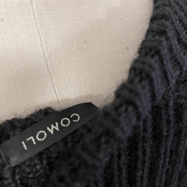 comoli 18aw BLACKSHEEP別注ガンパッチニット maxitraining.fr