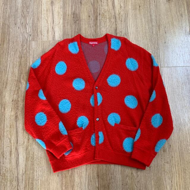 Supreme(シュプリーム)の【本日限定20ss Brushed Polka Dot Cardigan メンズのトップス(カーディガン)の商品写真