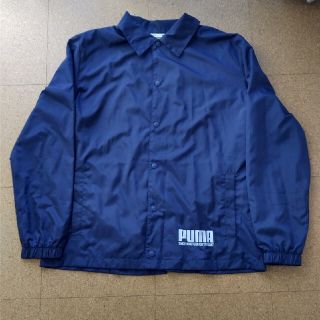 プーマ(PUMA)の窪田様専用🧸PUMAコーチジャケットXLサイズネイビー(ナイロンジャケット)