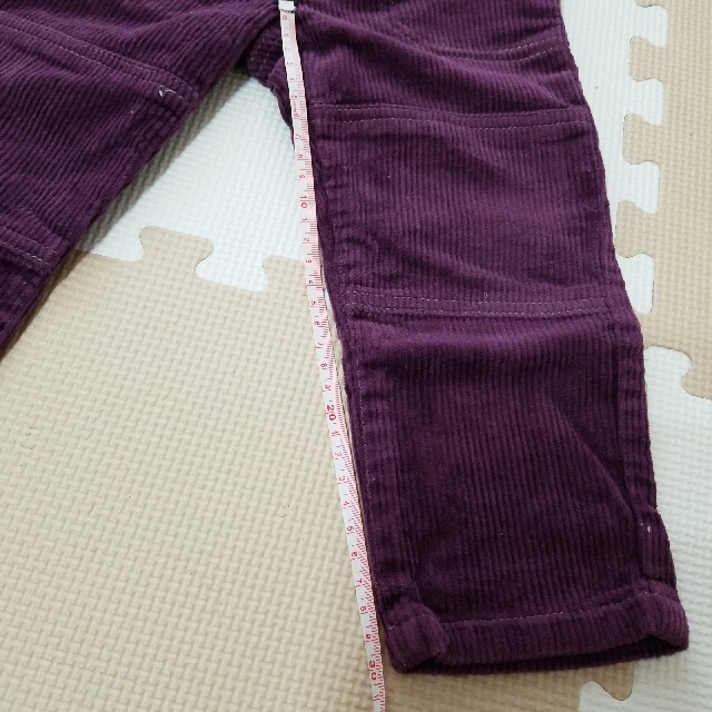 OREO コーデュロイワイドパンツ　紫色　パープル