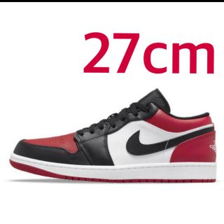 ナイキ(NIKE)のNike Air Jordan 1 Low Bred Toeジョーダンブレッド(スニーカー)