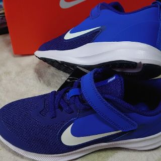 ナイキ(NIKE)の新品 NIKEスニーカー 21.0㎝青(スニーカー)