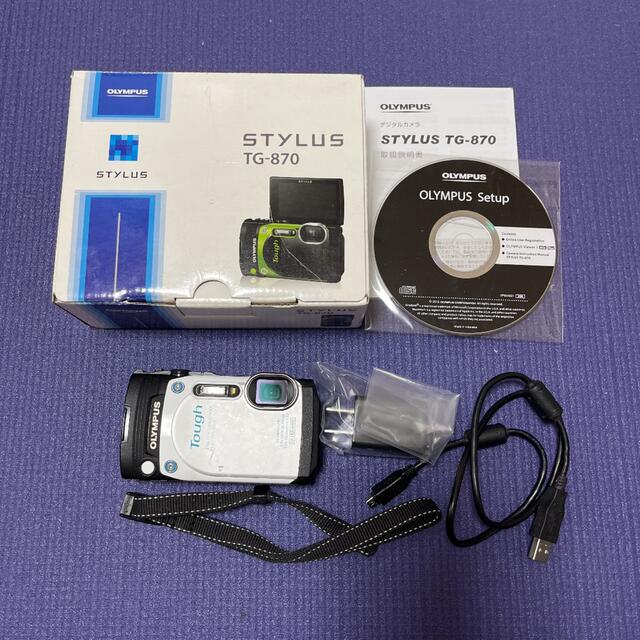 【23日限定値下げ】OLYMPUS オリンパス TG TG-870 WHITE