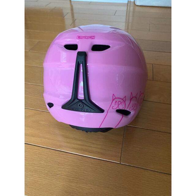 GIRO(ジロ)のGIRO　美品ヘルメット　子供用　スノボー、スキー用　ピンク スポーツ/アウトドアのスノーボード(アクセサリー)の商品写真