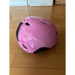 ジロ(GIRO)のGIRO　美品ヘルメット　子供用　スノボー、スキー用　ピンク(アクセサリー)