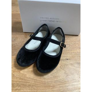 ユナイテッドアローズグリーンレーベルリラクシング(UNITED ARROWS green label relaxing)のグリーンレーベル　フォーマル　キッズ　女の子　ストラップシューズ　靴下付き(フォーマルシューズ)