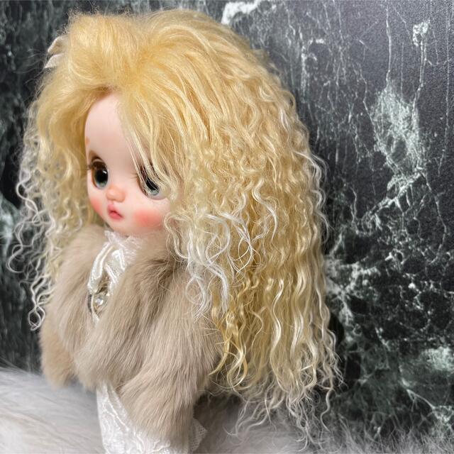 blythe -wm524シャーベットアプリコットグラデ⭐️チベットラムウィッグ