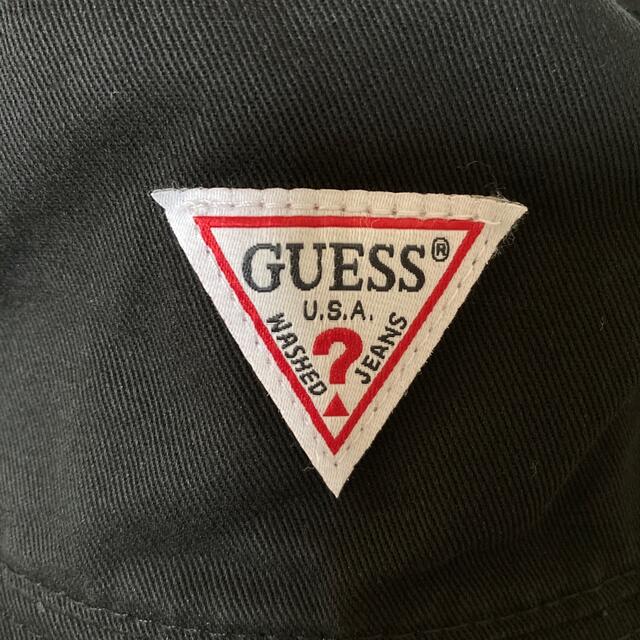 GUESS(ゲス)のGUESS ゲス　ハット　黒　ブラック レディースの帽子(ハット)の商品写真