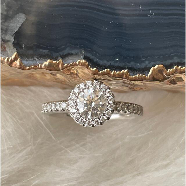 DE BEERS(デビアス)のDe Beers ダイヤモンド0.84ct マイクロパヴェリング レディースのアクセサリー(リング(指輪))の商品写真