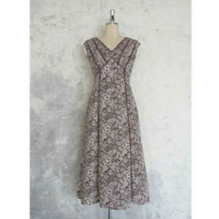 スナイデル(SNIDEL)のHerlipto ♡ Lace Trimmed Floral Dress(ロングワンピース/マキシワンピース)