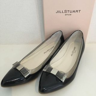 ジルスチュアート(JILLSTUART)のジルスチュアート✳︎エナメルパンプス ブラック(ハイヒール/パンプス)