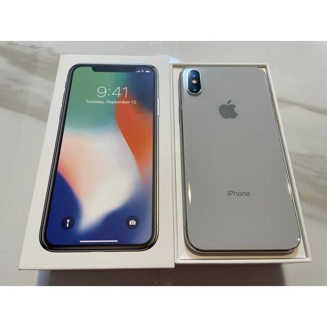 Apple - iPhone X 256GB シルバー SIMフリーの通販 by s.shop ...