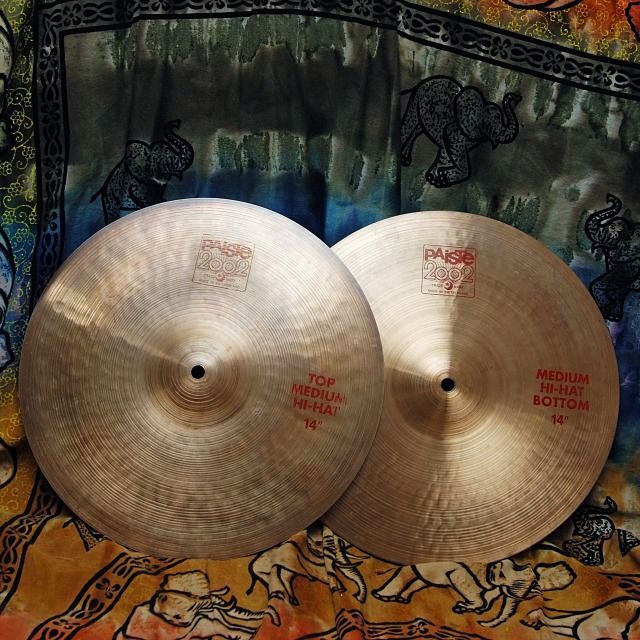 パイステ Paiste 2002 Medium Hi-Hat 97と98年製造 楽器のドラム(シンバル)の商品写真