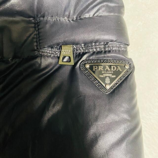 美品】PRADA プラダ ショートダウン 三角プレート サイズ40 | www