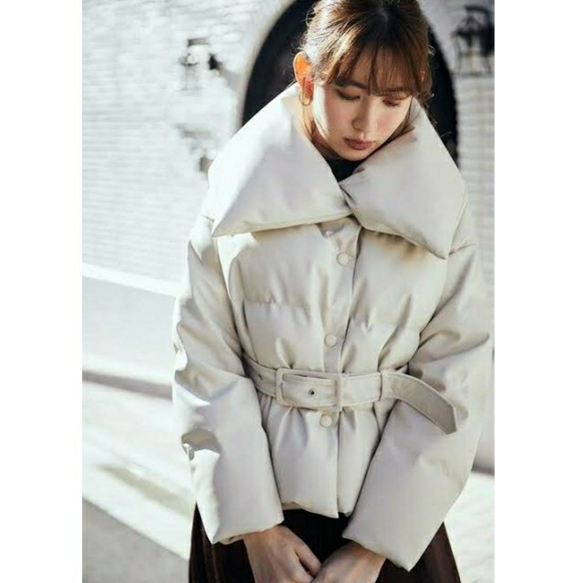 SNIDEL(スナイデル)の♡ Vegan Leather Shell Down Jacket♡ レディースのジャケット/アウター(ダウンジャケット)の商品写真