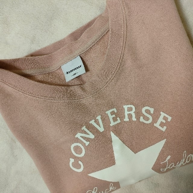 CONVERSE(コンバース)のコンバース　裏毛トレーナー　140㌢ キッズ/ベビー/マタニティのキッズ服女の子用(90cm~)(Tシャツ/カットソー)の商品写真