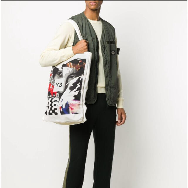 Y-3(ワイスリー)のY-3 adidas トートバッグ グラフィックハンドバッグ 男女兼用(値下げ) メンズのバッグ(トートバッグ)の商品写真