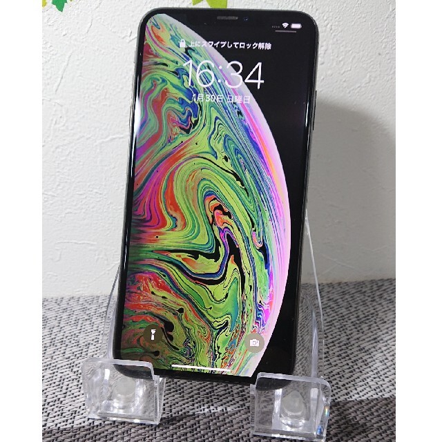 iPhone(アイフォーン)の(313)iPhone Xs Max【SoftBank 64GB】スペースグレイ スマホ/家電/カメラのスマートフォン/携帯電話(スマートフォン本体)の商品写真