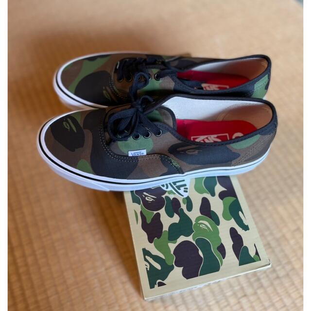 A BATHING APE(アベイシングエイプ)のBAPE vans 1st camo AUTHENTIC M 27.5cm メンズの靴/シューズ(スニーカー)の商品写真